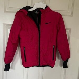 Nike Kids Pink Puffer Jacket